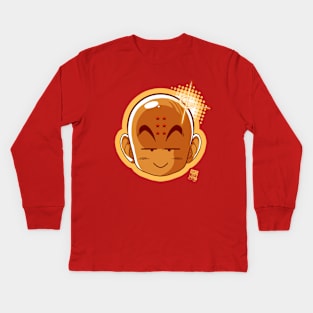 Krillin Ball Z (Alternate) Kids Long Sleeve T-Shirt